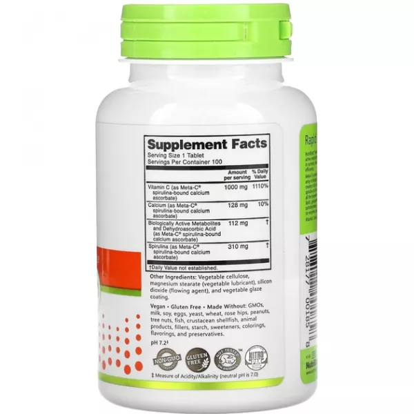 NutriBiotic Immunity Meta-C 1000 mg ����������� ������� 