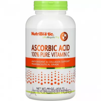 NutriBiotic Immunity Ascorbic Acid 100% Pure Vitamin C ĳ    