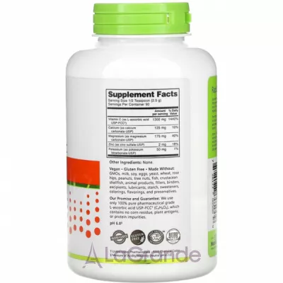 NutriBiotic Immunity Hypo-Aller C Vitamin C With Calcium, Magnesium, Potassium & Zinc ĳ  