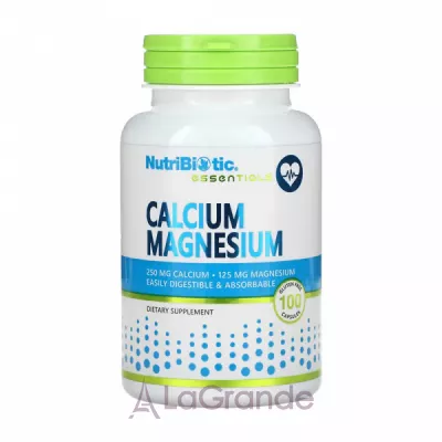 NutriBiotic Essentials Calcium Magnesium ĳ  