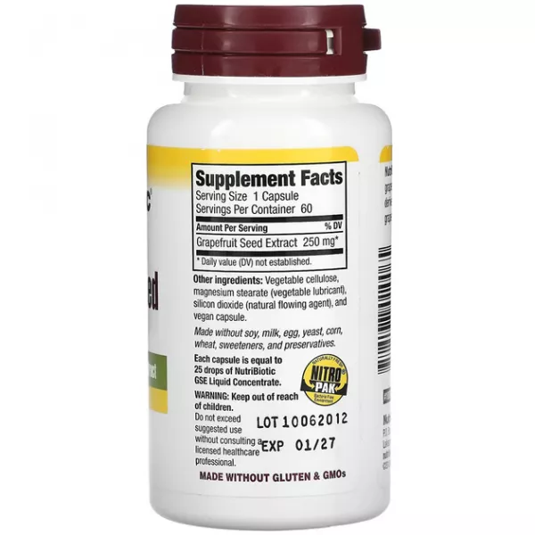 NutriBiotic Grapefruit Seed Extract 250 mg ����������� ������� 