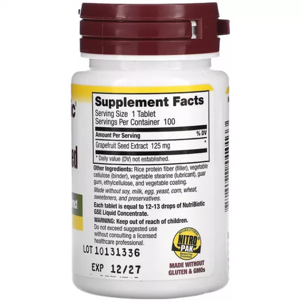 NutriBiotic Grapefruit Seed Extract 125 mg ����������� ������� 