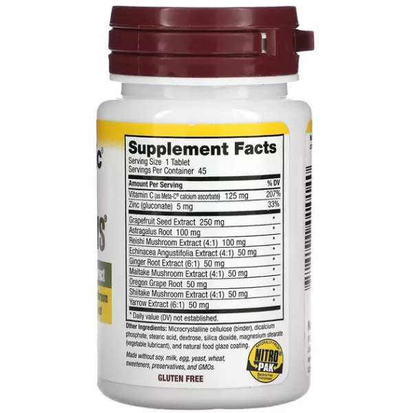 NutriBiotic DefensePlus Maximum Strength 250 mg ����������� ������� � ���������� ����� ���������� 