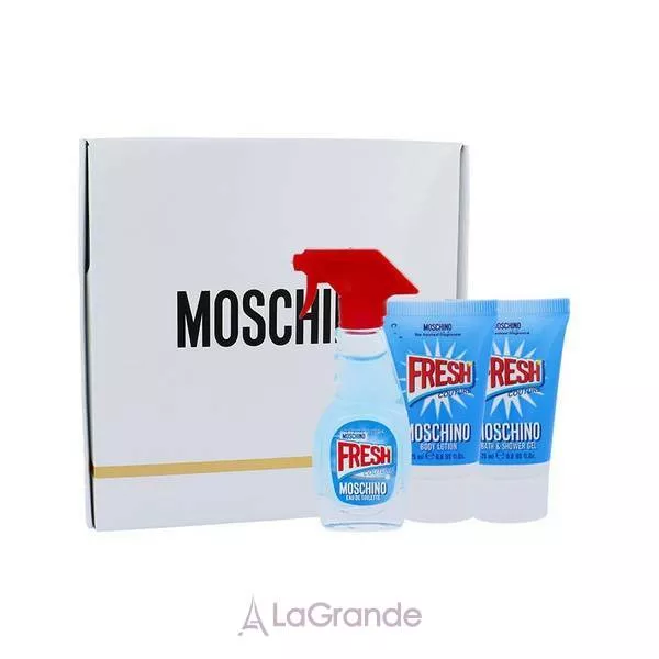 Moschino Fresh Couture ����� (��������� ���� 5 �� + ������ ��� ���� 25 �� + ���� ��� ���� 25 ��)