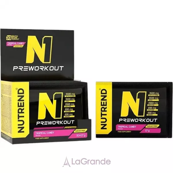 Nutrend N1 Pre-Workout Tropical Candy ����������������� �������� 