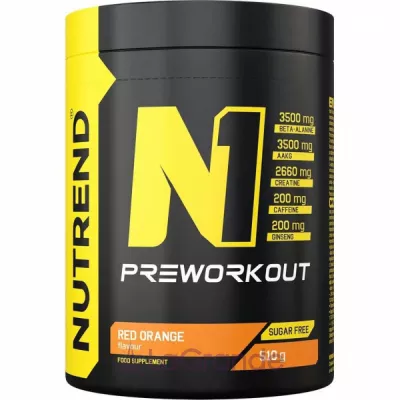 Nutrend N1 Pre-Workout Red Orange   