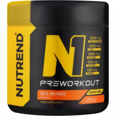 Nutrend N1 Pre-Workout Red Orange   