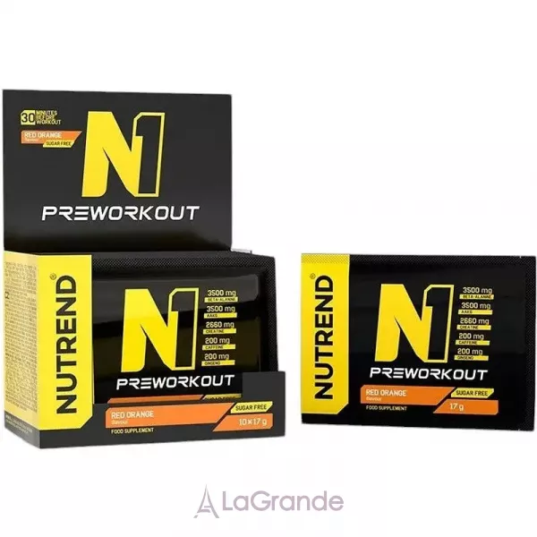 Nutrend N1 Pre-Workout Red Orange ����������������� �������� 