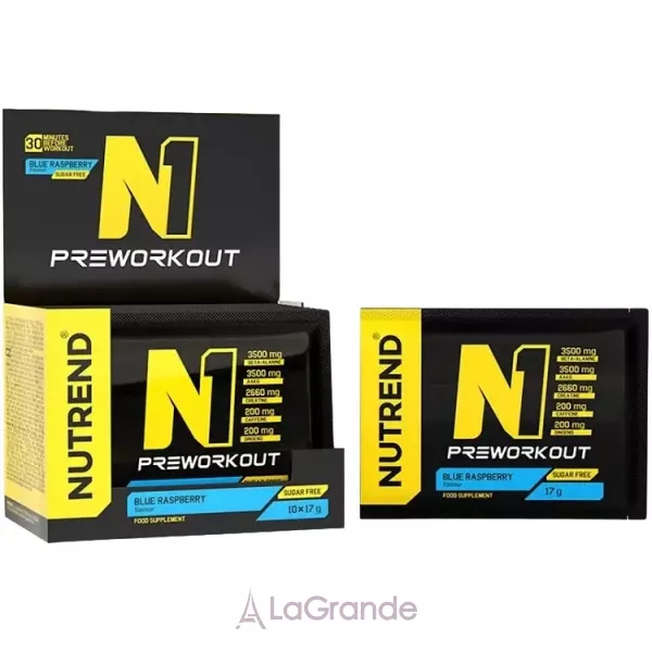 Nutrend N1 Pre-Workout Blue Raspberry ����������������� �������� 