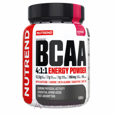 Nutrend BCAA 4:1:1 Energy Powder Raspberry   4:1:1   
