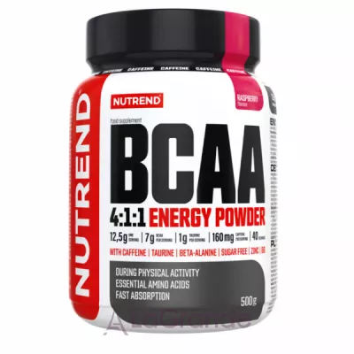 Nutrend BCAA 4:1:1 Energy Powder Raspberry   4:1:1   