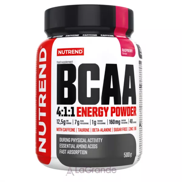 Nutrend BCAA 4:1:1 Energy Powder Raspberry ����������� ���� 4:1:1 � ������ 