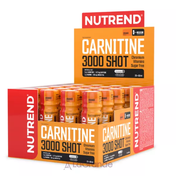 Nutrend Carnitine 3000 Shot Orange L-�������� � ������ 