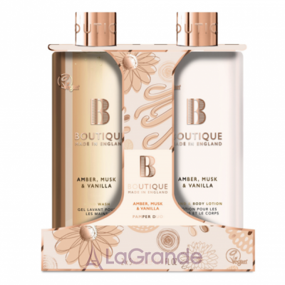 Grace Cole Boutique Amber, Musk & Vanilla Body Care Duo    