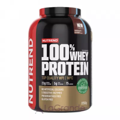 Nutrend 100% Whey Protein Chocolate + Coconut  