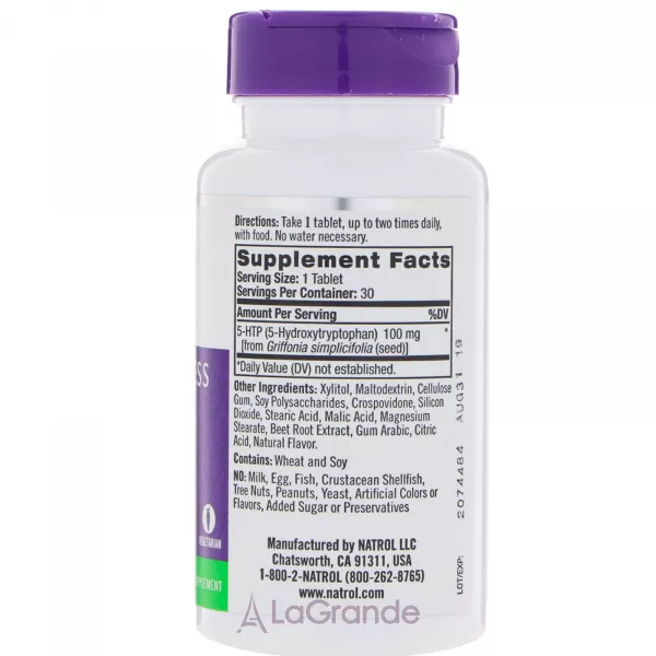 Natrol 5-HTP 100 mg ĳ������ ������� 