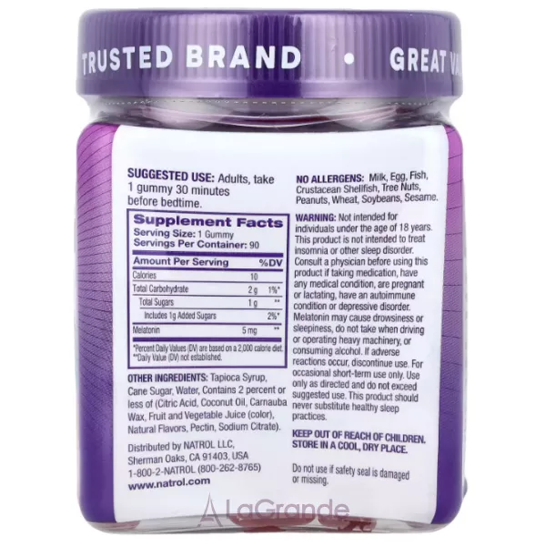 Natrol Melatonin Gummies 5 mg ĳ������ ������� 