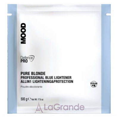 Mood Pure Blonde Blue Lightener Allin1 Lightening&Protection    