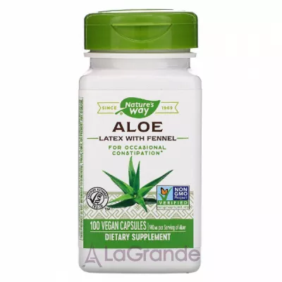 Nature's Way Aloe Latex With Fennel   