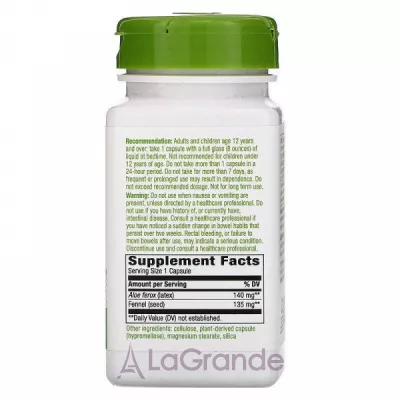 Nature's Way Aloe Latex With Fennel   