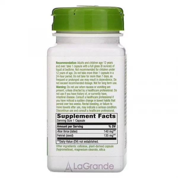 Nature's Way Aloe Latex With Fennel ĳ������ ������� 