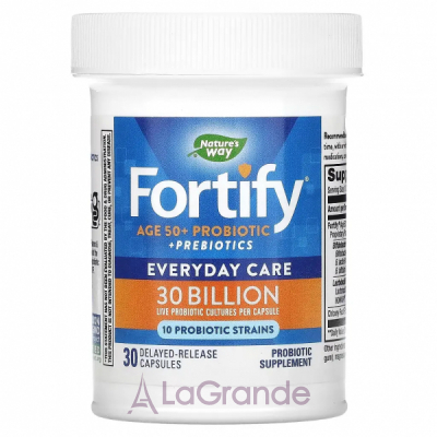 Nature's Way Fortify Everyday Care Age 50+ Probiotic + Prebiotics      50+   , 30  