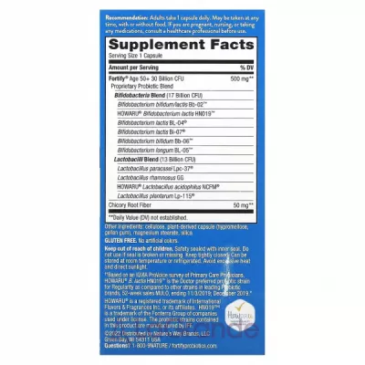 Nature's Way Fortify Everyday Care Age 50+ Probiotic + Prebiotics      50+   , 30  