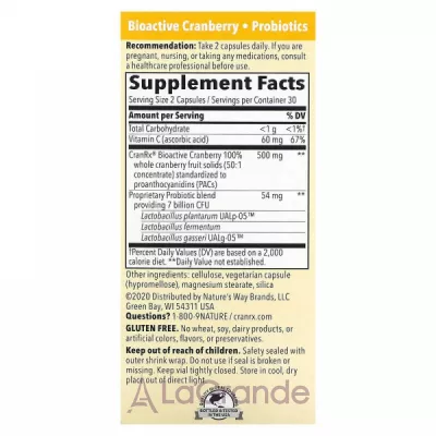 Nature's Way CranRx Women's Care with Probiotics     