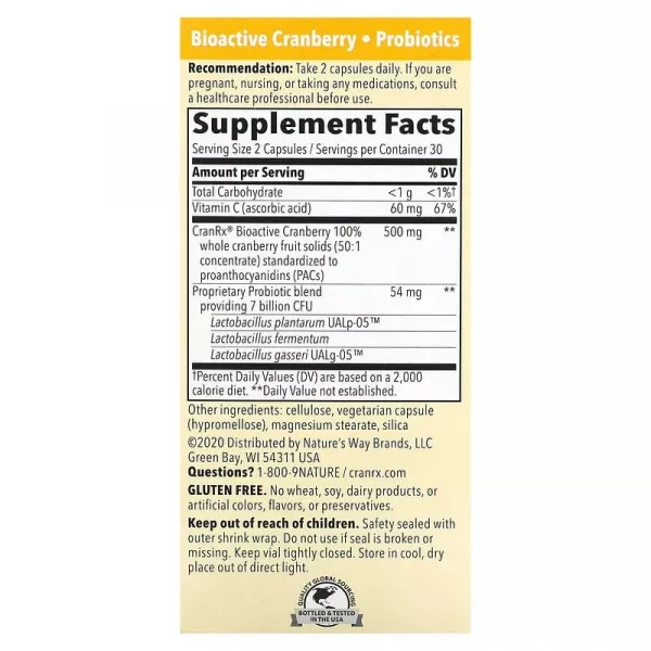 Nature's Way CranRx Women's Care with Probiotics ������� ��� ���� � �����������