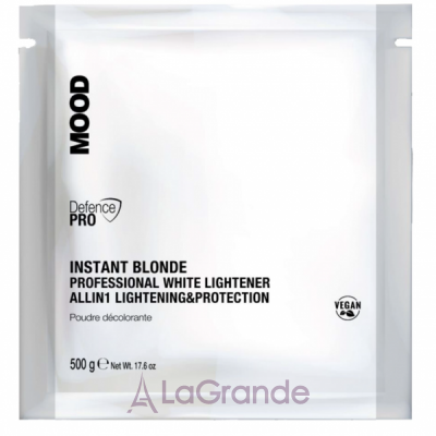 Mood Instant Blonde White Lightener Allin1 Lightening&Protection    