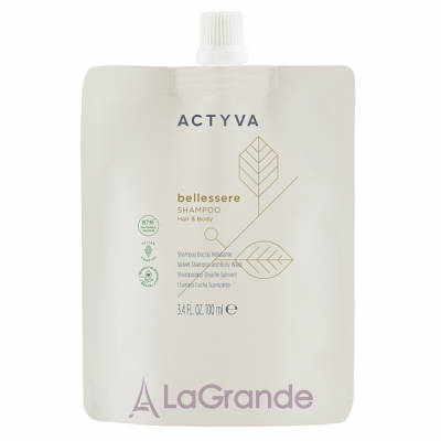 Kemon Actyva Bellessere Shampoo Hair & Body Pouch Bag -           (refill)