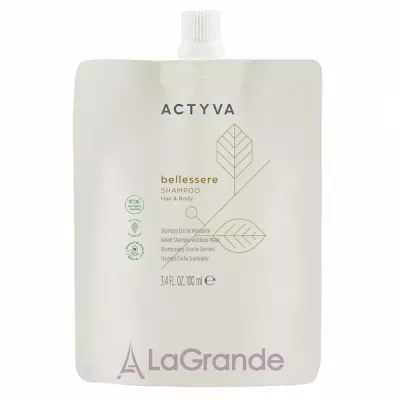 Kemon Actyva Bellessere Shampoo Hair & Body Pouch Bag -           (refill)