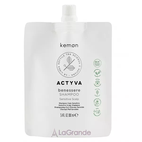 Kemon Actyva Benessere Shampoo Pouch Bag ������� ��� �������������� ���� ������ (refill)