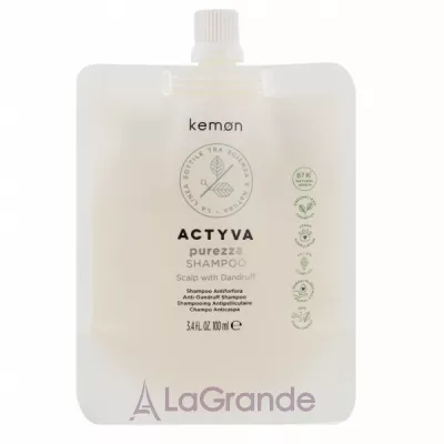 Kemon Actyva Purezza Shampoo Pouch Bag -   (refill)