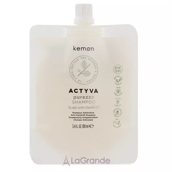 Kemon Actyva Purezza Shampoo Pouch Bag �������-���� �� ���� (refill)