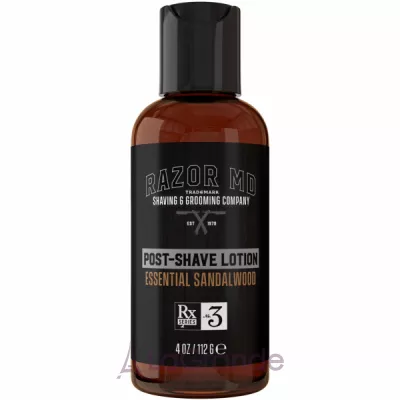 Razor MD Post Shave Lotion Essential Sandalwood       
