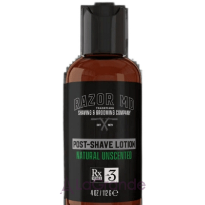 Razor MD Post Shave Lotion Natural Unscented      