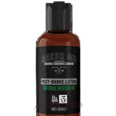 Razor MD Post Shave Lotion Natural Unscented      
