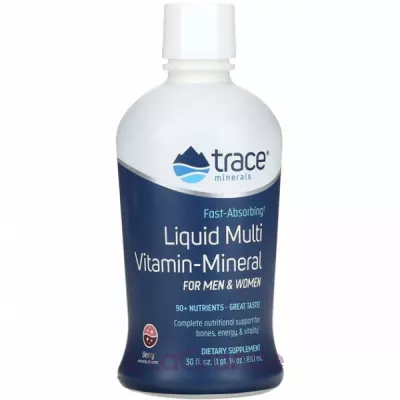 Trace Minerals Research Liquid Multi Vitamin-Mineral Berry Flavor ������ �������������� � ��������, � ������� ������