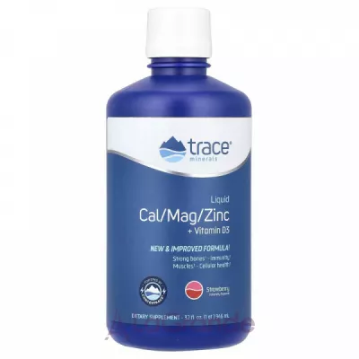 Trace Minerals Research Cal/Mag/Zinc + Vitamin D3 г 䳺  