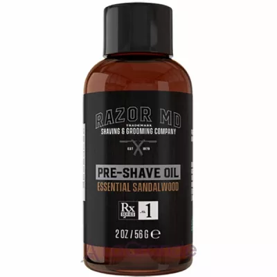 Razor MD Pre Shave Oil Essential Sandalwood       