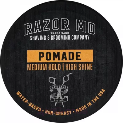 Razor MD Medium Hold Hair Pomade         