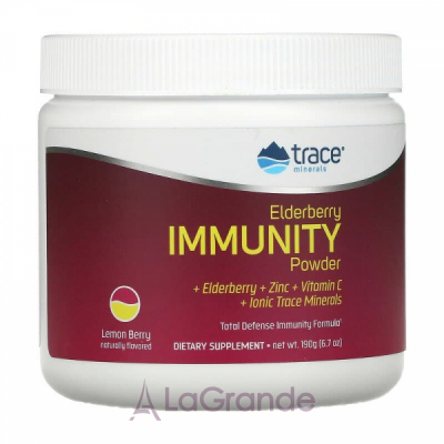 Trace Minerals Research Elderberry Immunity Powder      
