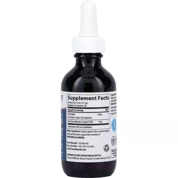 Trace Minerals Research Concentrated Ionic Chlorophyll 6000 mg ĳ������ ������� 
