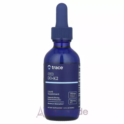Trace Minerals Research Ionic D3 + K2   