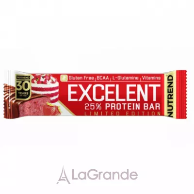 Nutrend Excelent Protein Bar Strawberry Cake   