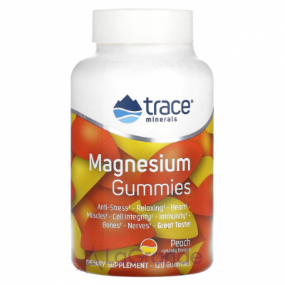 Trace Minerals Research Magnesium Gummies Peach Flavor ĳ  