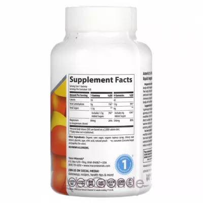 Trace Minerals Research Magnesium Gummies Peach Flavor ĳ  