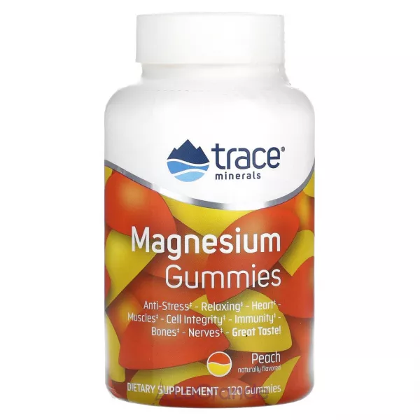 Trace Minerals Research Magnesium Gummies Peach Flavor ĳ������ ������� 
