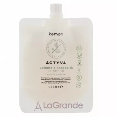 Kemon Actyva Volume e Corposita Shampoo Pouch Bag     ' (refill)